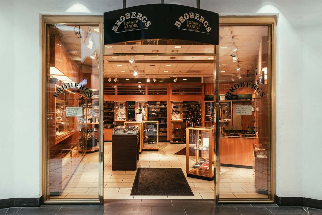 Brobergs butiksexteriör